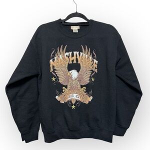 Altar'd State Black‎ Nashville Crewneck Sweater- S/M